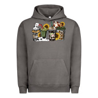 Pigment Tornado Cowhide coffee cups Urban Hoodie - HowdyJamesFarm