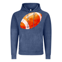 Vintage Denim american football  pigskin  gridiron football Vintage Hoodie - FaDigitalArtStudio