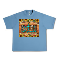 Pebble Blue faith it till you make it Urban Heavy Tee - JahusDesignShop