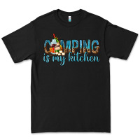 Black camping is my kitchen with wine Premium Tee - texasbilliewilder