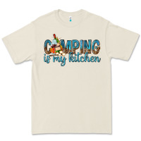Bone camping is my kitchen with wine Premium Tee - texasbilliewilder