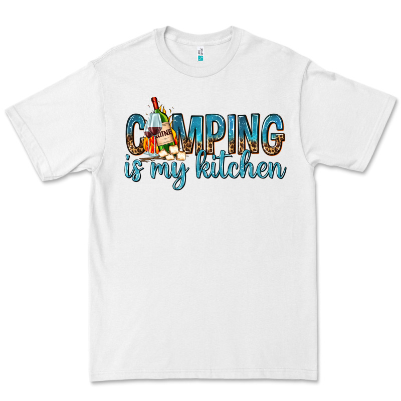 Camping Is My Kitchen With Wine Premium Tee by texasbilliewilder | Teevron