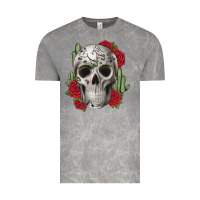 Cloud Rock skull cactus Vintage Tee - JahusDesignShop