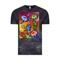 Cloud Black candies  air freshener Vintage Tee - AdoDesignShop