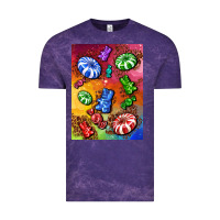 Cloud Purple candies  air freshener Vintage Tee - AdoDesignShop