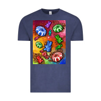 Vintage Denim candies  air freshener Vintage Tee - AdoDesignShop