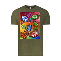 Vintage Olive candies  air freshener Vintage Tee - AdoDesignShop