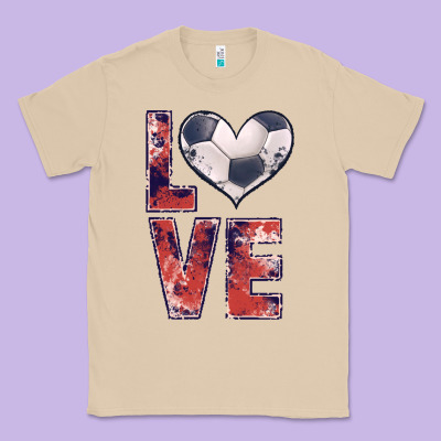 Soccer Love Classic Tee Designed By Jahusdesignshop