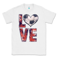 White soccer love Classic Tee - JahusDesignShop