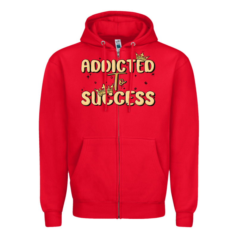 Addicted To Success Zipper Hoodie by MaliasSmallBusiness | Teevron