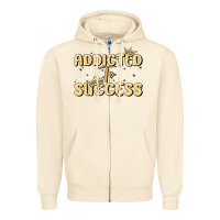 Sandshell addicted to success Zipper Hoodie - MaliasSmallBusiness
