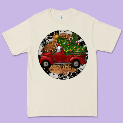 Premium Tee Farm Truck Christmas