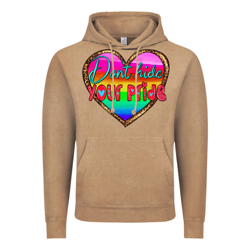 Dont Hide Your Pride Vintage Hoodie by HRA Design Shop | Teevron