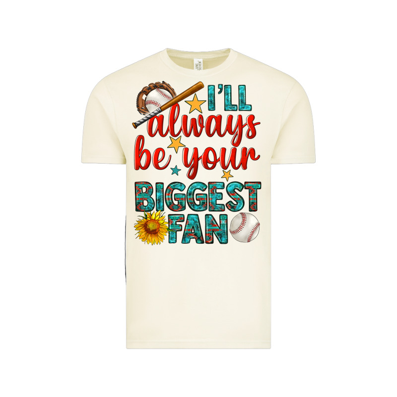 I'll Always Be Your Biggest Fan Baseball Vintage Tee by BundleAndBundleShop | Teevron