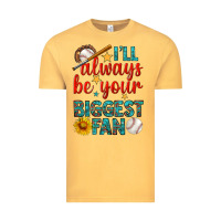 Vintage Mustard i'll always be your biggest fan baseball Vintage Tee - BundleAndBundleShop