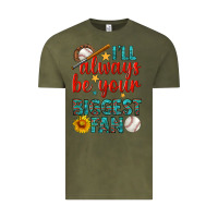 Vintage Olive i'll always be your biggest fan baseball Vintage Tee - BundleAndBundleShop