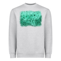 Heather Grey green glitter background Heavyweight Sweatshirt - JahusDesignShop
