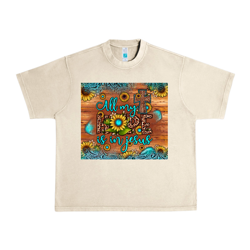 All My Hope Is In Jesus Urban Heavy Tee by JahusDesignShop | Teevron