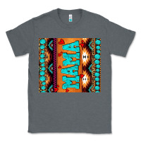 Charcoal Heather aztec leopard glitter Classic Tee - AdoDesignShop