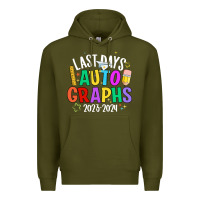 Army Green last days auto graphs Premium Hoodie - JahusDesignShop