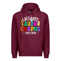 Burgundy last days auto graphs Premium Hoodie - JahusDesignShop