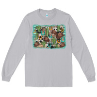 Moon Dust cactus cowboy hat background Long Sleeve Tee - AdoDesignShop