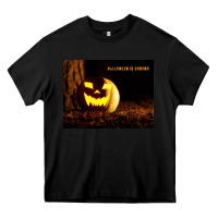 Black Halloween Is Coming Heavy Core Tee - Unal Design