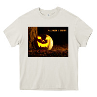 Cream Halloween Is Coming Heavy Core Tee - Unal Design