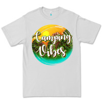 Dove Grey camping vibes Premium Tee - texasbilliewilder