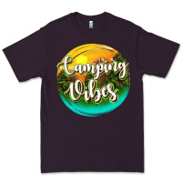 Plum camping vibes Premium Tee - texasbilliewilder