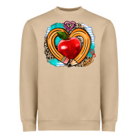 Mushroom teacher heart pen Heavyweight Sweatshirt - AdoDesignShop
