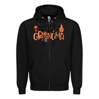 Black my favorite players call me grandma Zipper Hoodie - MaliasSmallBusiness