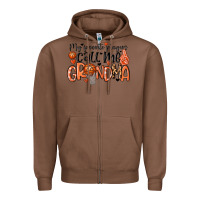 Chestnut my favorite players call me grandma Zipper Hoodie - MaliasSmallBusiness