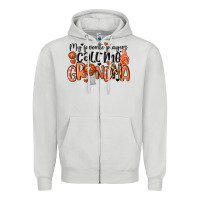 Dove Grey my favorite players call me grandma Zipper Hoodie - MaliasSmallBusiness