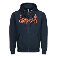Navy my favorite players call me grandma Zipper Hoodie - MaliasSmallBusiness