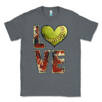 Charcoal Heather softball love Classic Tee - JahusDesignShop