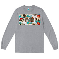 Heather Grey best mom ever license plate Long Sleeve Tee - Artiststas