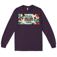Plum best mom ever license plate Long Sleeve Tee - Artiststas