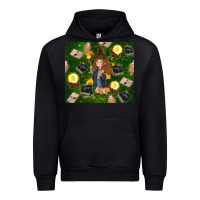 Black wizard girl with magic Urban Hoodie - TumblerDesignByShophia