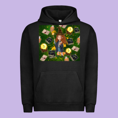 Wizard Girl With Magic Urban Hoodie Designed By Tumblerdesignbyshophia