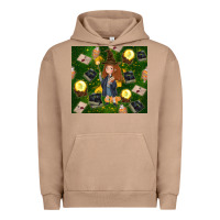 Pigment Burro wizard girl with magic Urban Hoodie - TumblerDesignByShophia