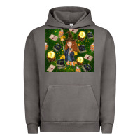 Pigment Tornado wizard girl with magic Urban Hoodie - TumblerDesignByShophia