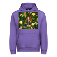 Tulip wizard girl with magic Urban Hoodie - TumblerDesignByShophia