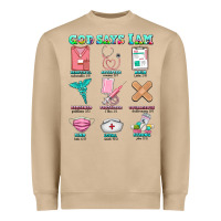 Mushroom nurse god says i am  nurse elements Heavyweight Sweatshirt - AdoDesignShop