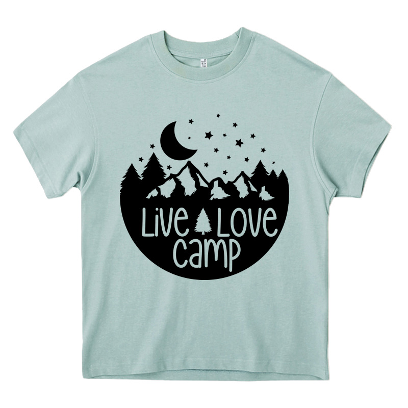Live Love Camp Heavy Core Tee by Unal Design | Teevron