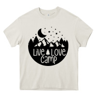 Cream Live Love Camp Heavy Core Tee - Unal Design