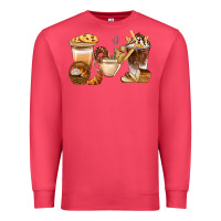 Cardinal Bakery Coffee Cups With Cookie Bbs Premium Sweatshirt - BundleAndBundleShop