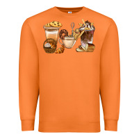 Carrot Bakery Coffee Cups With Cookie Bbs Premium Sweatshirt - BundleAndBundleShop