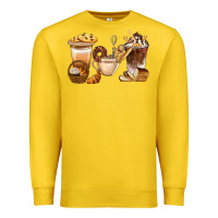 Lemon Bakery Coffee Cups With Cookie Bbs Premium Sweatshirt - BundleAndBundleShop