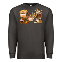 Smoke Bakery Coffee Cups With Cookie Bbs Premium Sweatshirt - BundleAndBundleShop